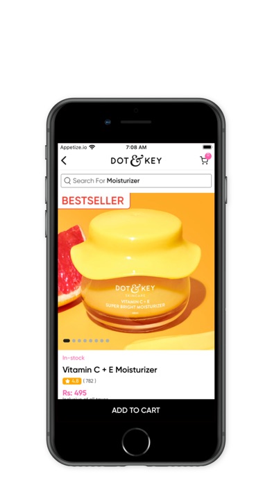 Dot & Key Skincare Shopping Screenshot