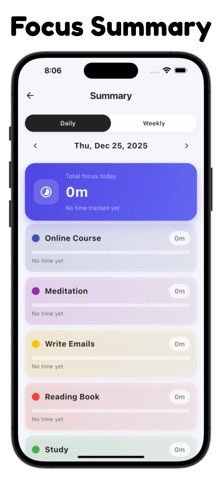 Focus Timer & Keeper: Pomodoro Screenshot 5 of 5
