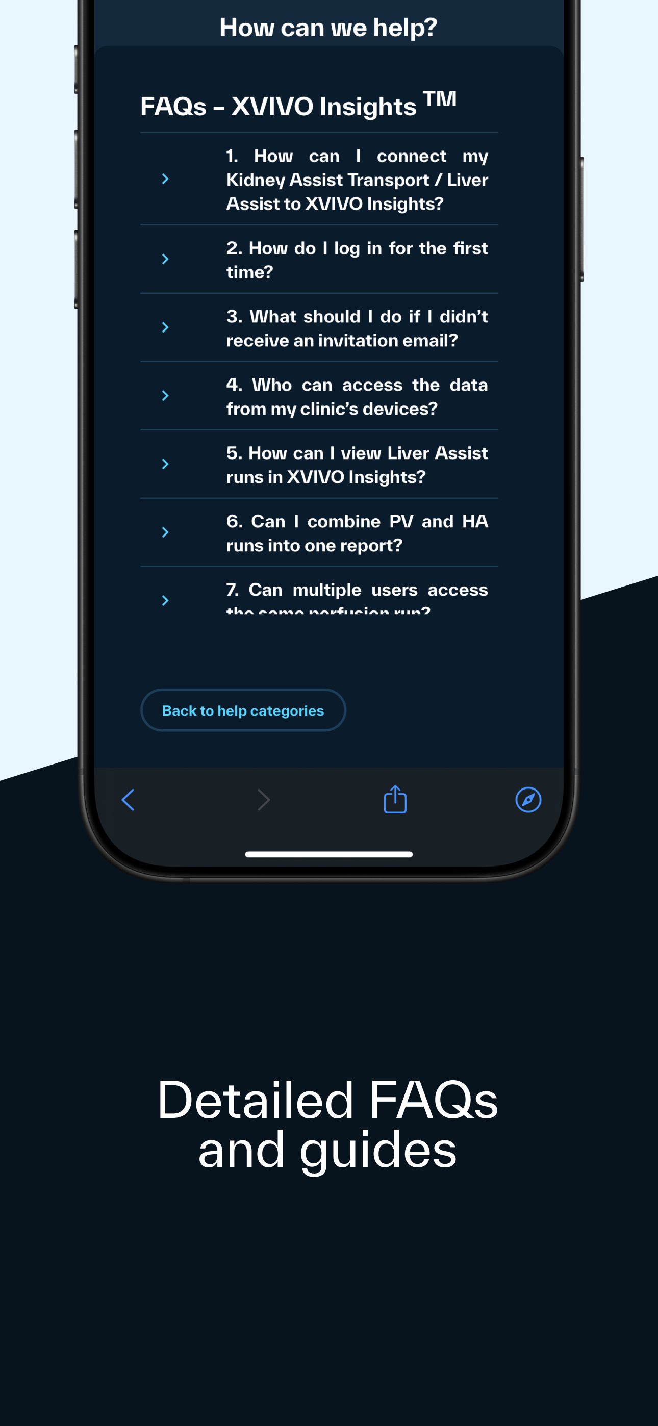XVIVO Insights screenshot 6