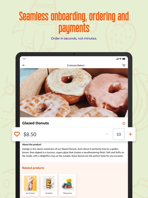 Ordermentum iPad screenshot 6 - Business app