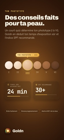 Goldn - Bronzage & UV iPhone screenshot 5