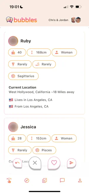 Bubbles Date screenshot 1