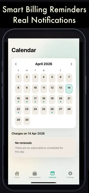 Reminder: Subscription Tracker screenshot 3