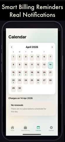 Reminder: Subscription Tracker Screenshot 3 of 5