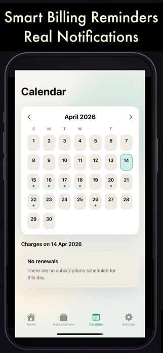 Reminder: Subscription Tracker Screenshot 3 of 5