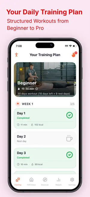 F4Fitness: Lose Weight Workout screenshot 2