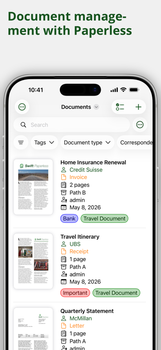 Swift Paperless Screenshot 1 of 4