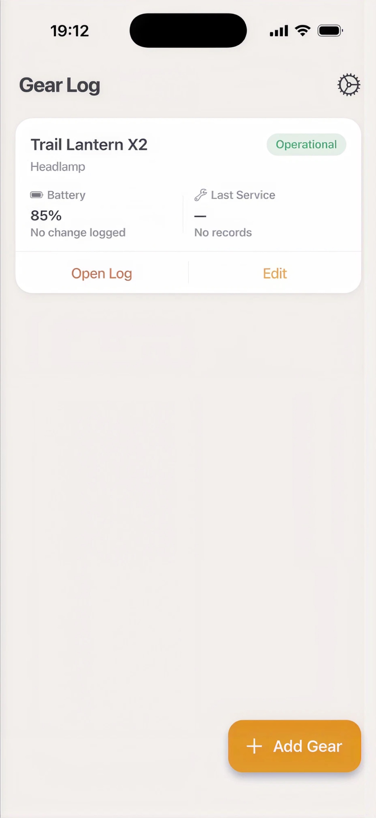 Screenshot 2 of CampGear Faultbook