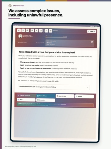 Open Borders iPad screenshot