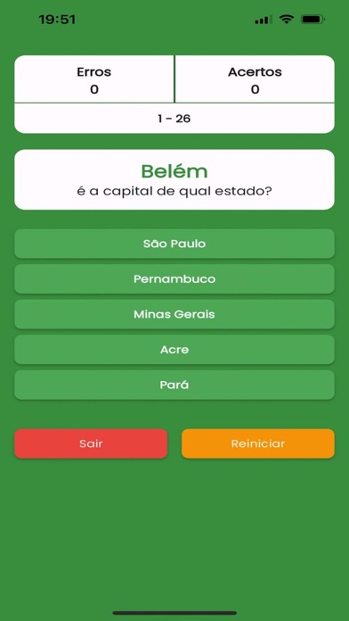 Quiz States of Brazil Screenshot