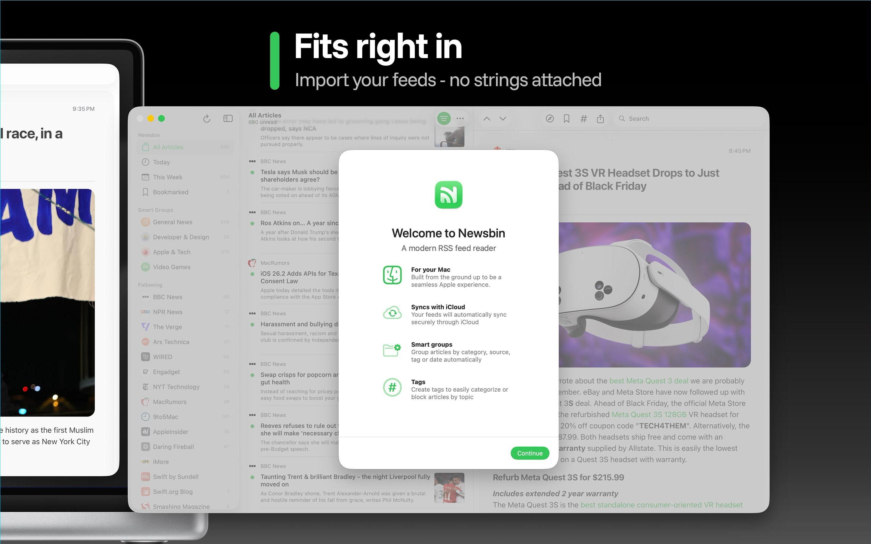 Newsbin: RSS Feed Reader screenshot 22