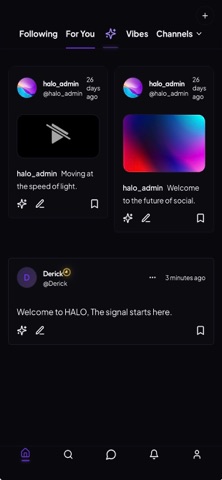 HALO Social Network Screenshot 1 of 3