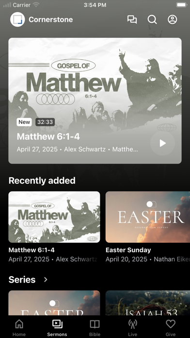 Cornerstone Lafayette Screenshot