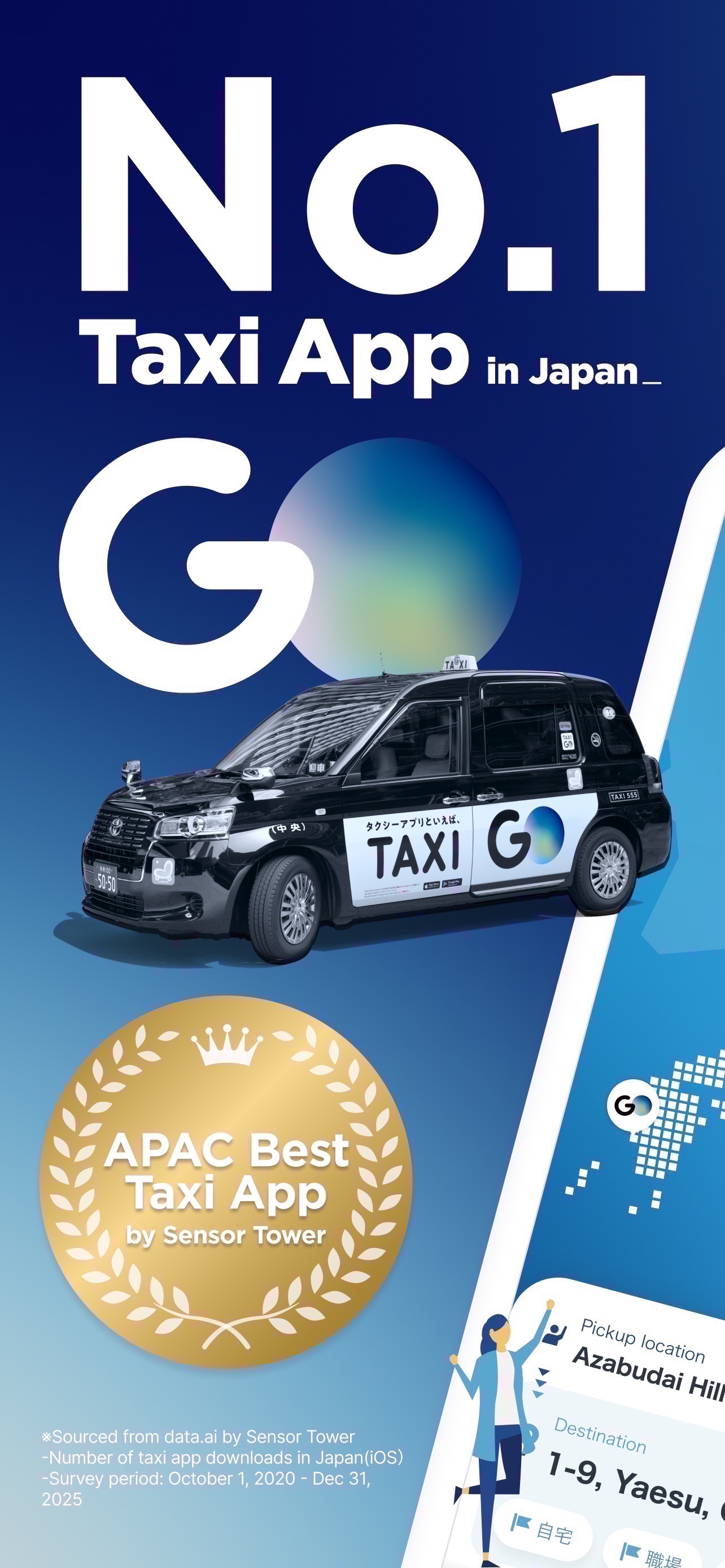 GO / Taxi app for Japan visit store screenshot 1