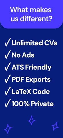CV Maker - PDF + LaTeX Screenshot 6 of 6