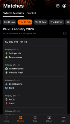 UEFA Europa League Official screenshot 2