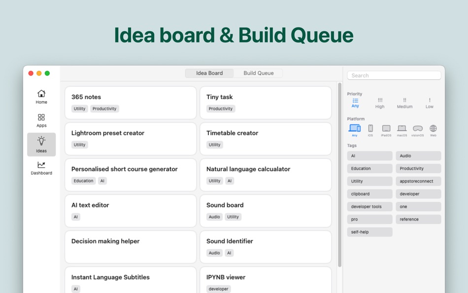 #6. ControlTower for Indie Devs (macOS) 由: LEAP STUDIO