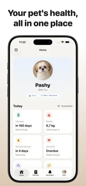 PetCard: Pet Health Tracker screenshot 1