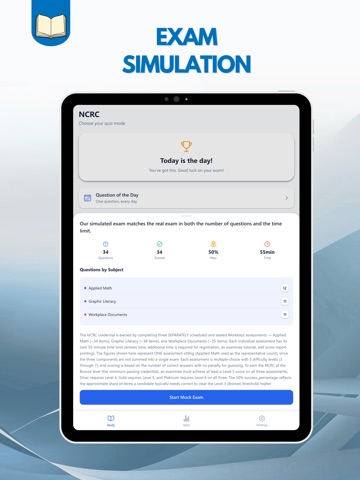 ACT WorkKeys Exam Prep 2026 iPad screenshot