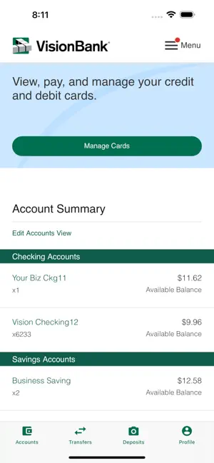 VisionBank of Iowa screenshot 3