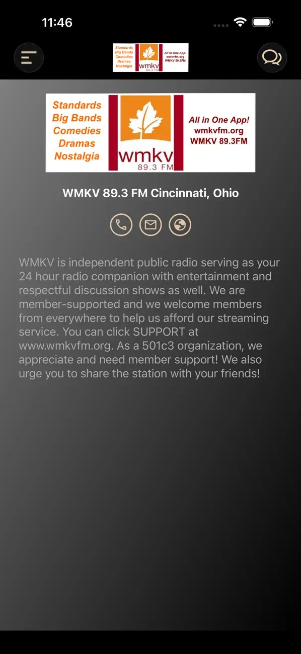 Screenshot #3 pour WMKV 89.3 FM