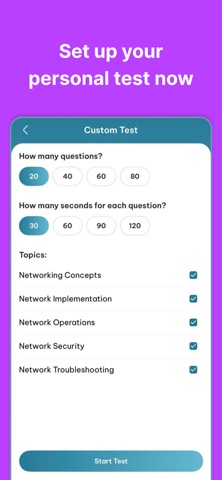 CompTIA Network+ Test Prep+ screenshot