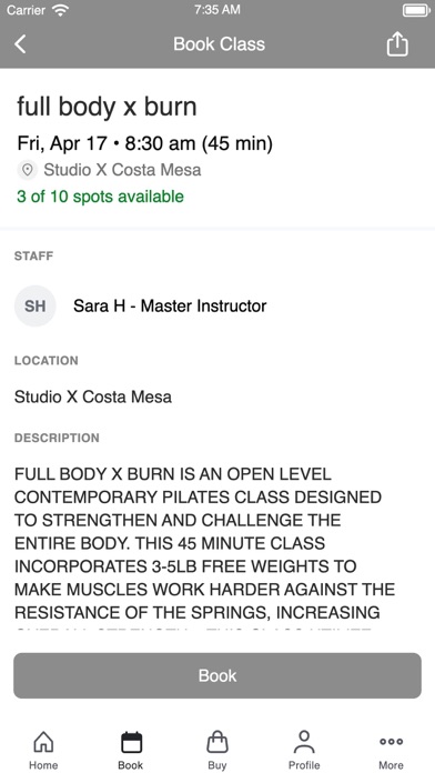 Screenshot #3 pour Studio X Pilates