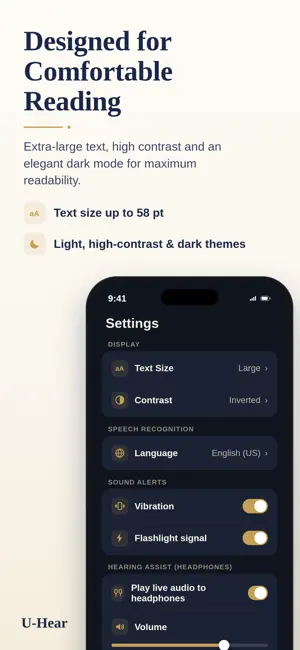 U-Hear: Live Subtitles screenshot 4