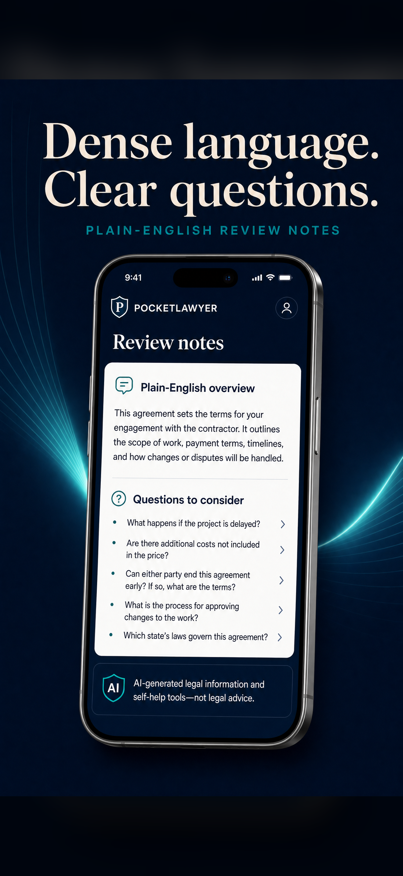 PocketLawyer: AI Legal Help screenshot 4
