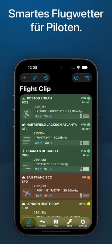 StationWeather - METAR und TAF screenshot 1 of 10