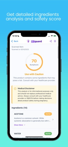 OBguard - Ingredient Checker Screenshot 6 of 10