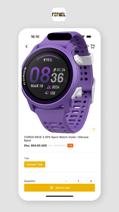 Refuel - Cycling & Running iPhone screenshot 4 - Shopping app