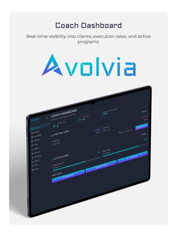 Avolvia Accountability iPad screenshot