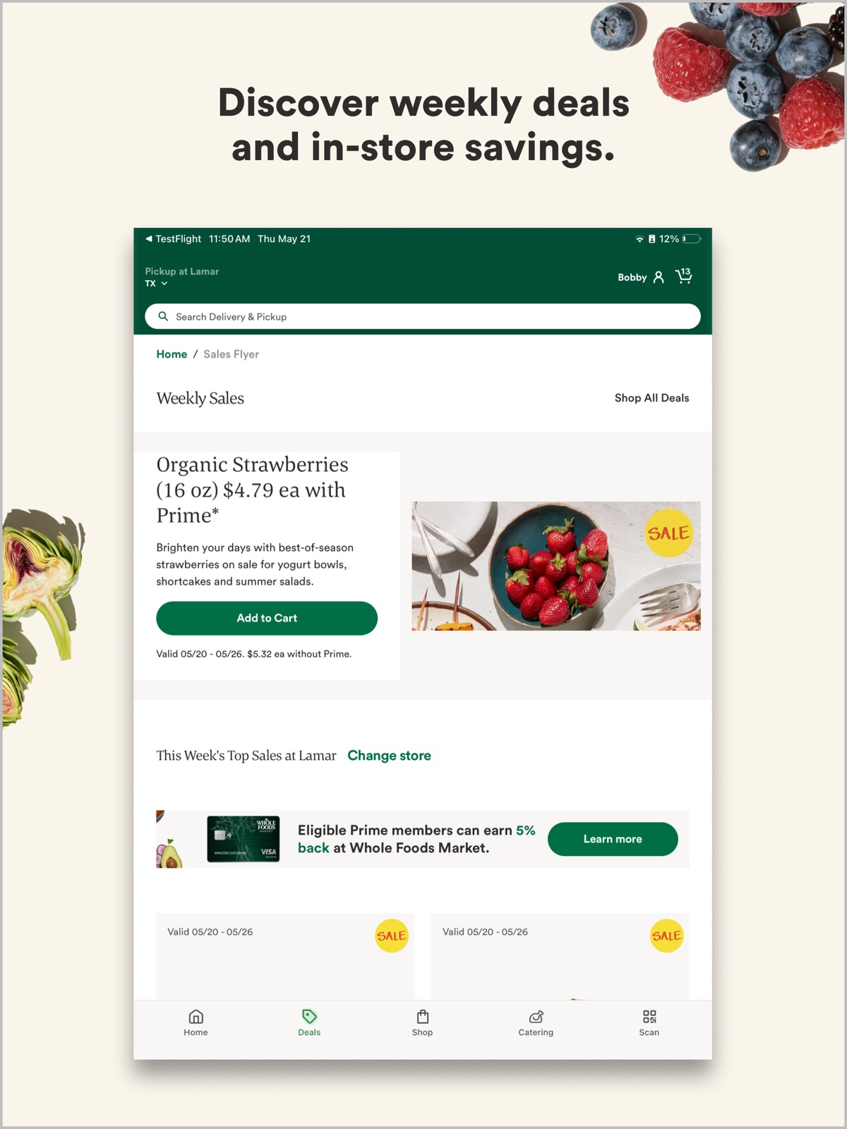Whole Foods Market ipad screenshot 3