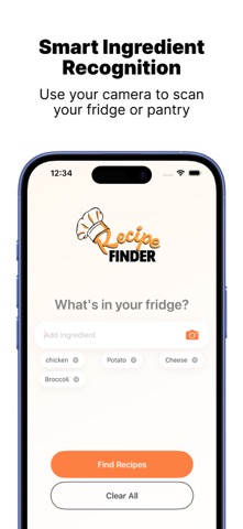 Recipe Finder AI screenshot