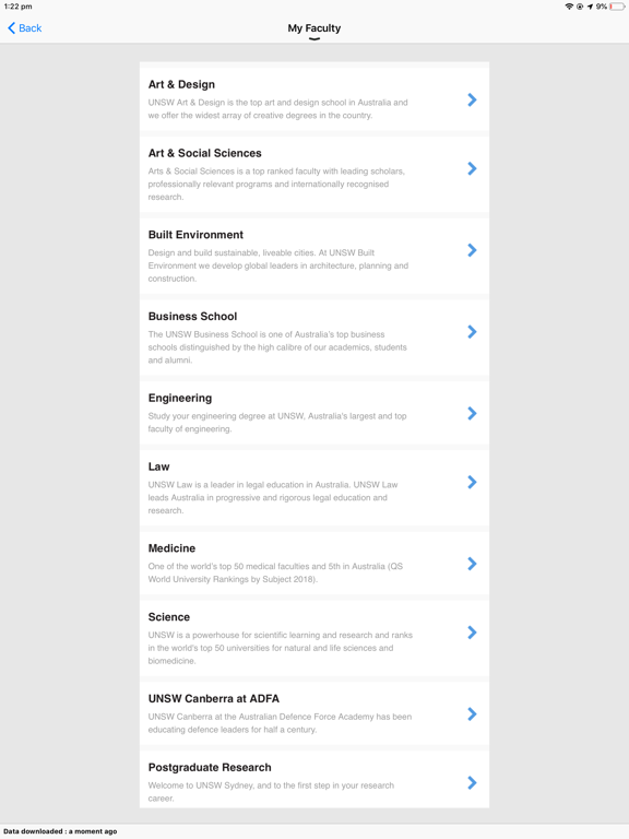 Screenshot #6 pour UNSW Uni-Verse: Official