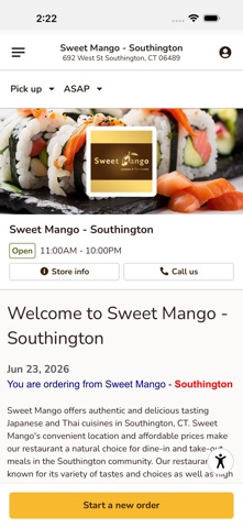 Sweet Mango - Southington iPhone screenshot