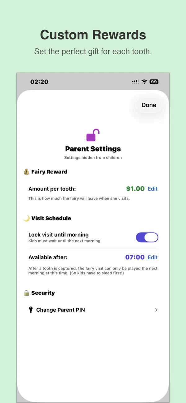 Screenshot #2 pour Tooth Fairy Magic App