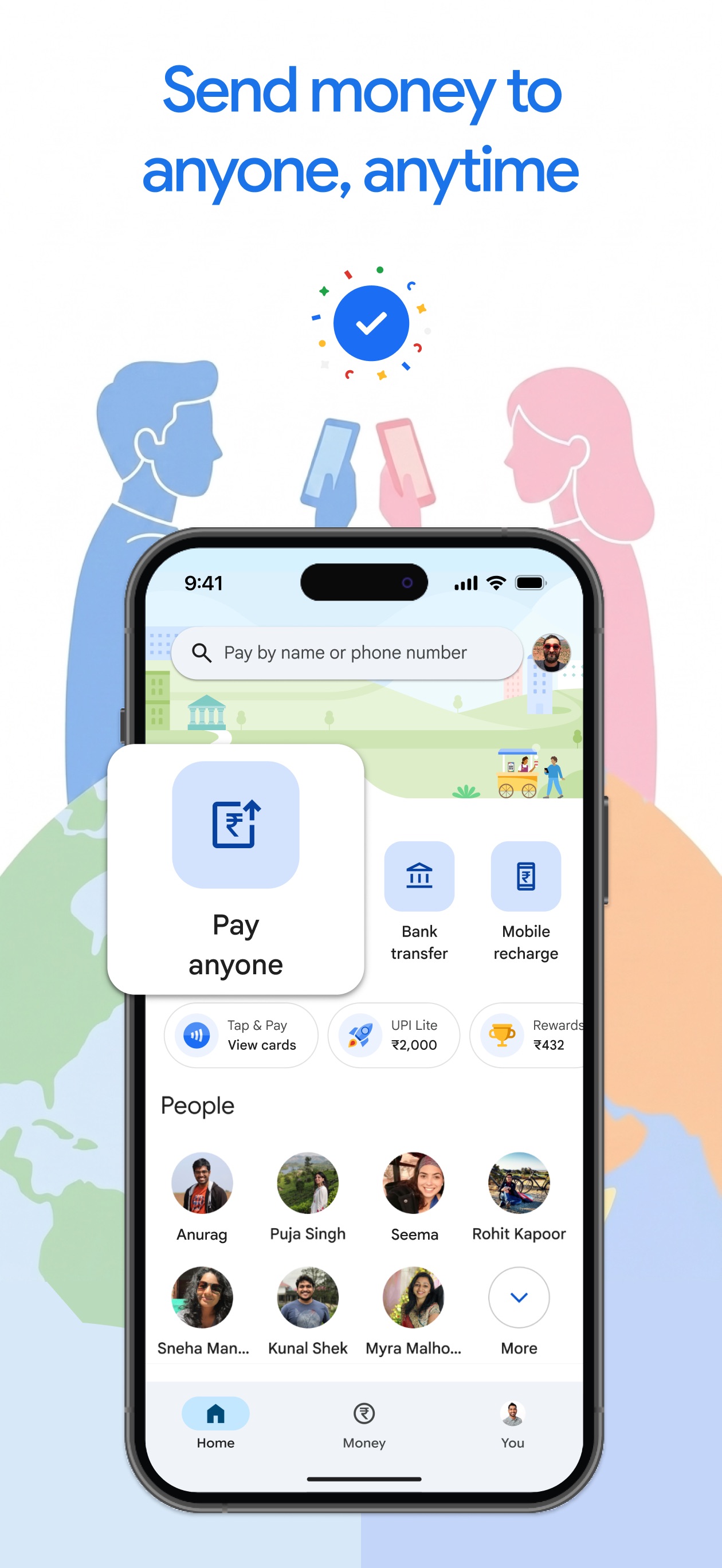 Screenshot 1 of Google Pay: UPI, Cards, Loans