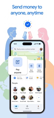 Google Pay: UPI, Cards, Loans iPhone screenshot 1