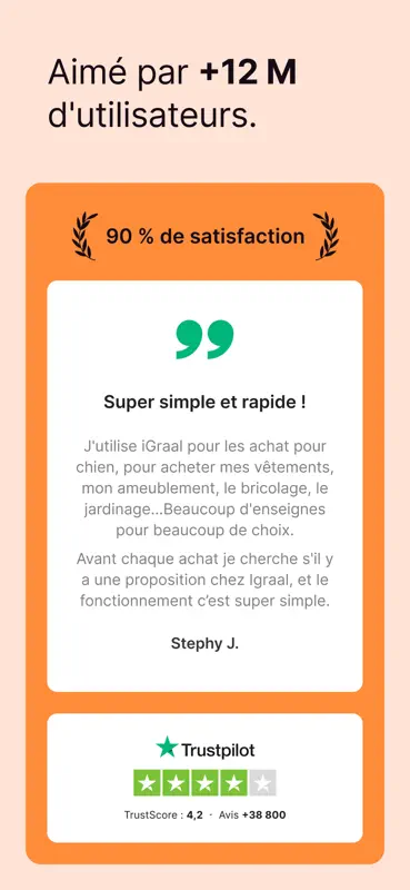 iGraal-Cashback & Codes Promo screenshot 7 of 8