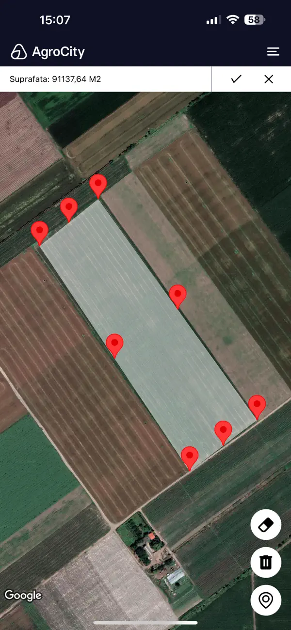 Screenshot #2 pour AgroCity Masurare Terenuri