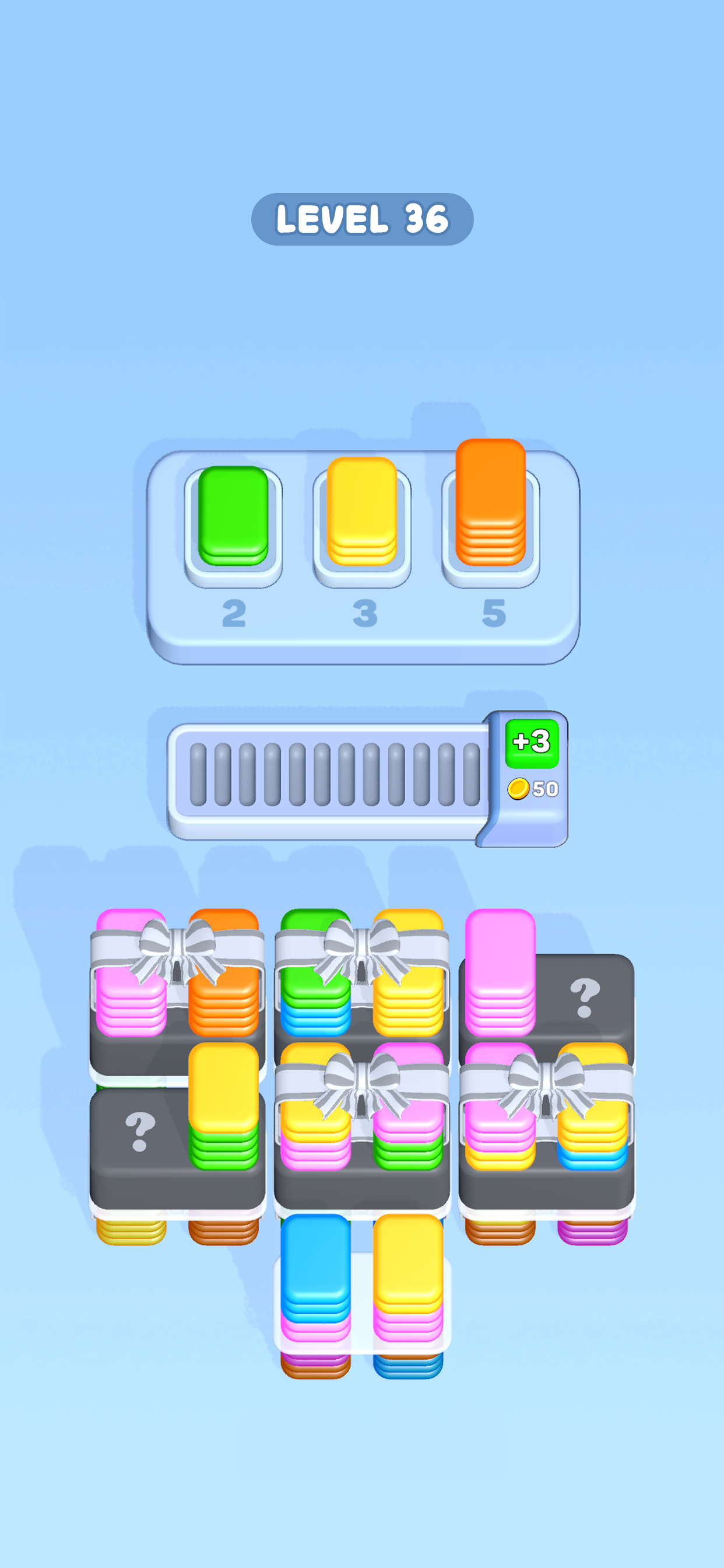 Color Card Stack