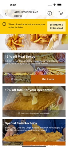 Archies Fish and Chips Minster Screenshot 3 of 3