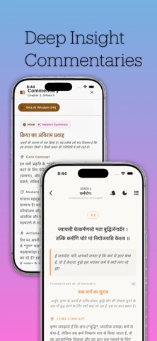 Bhagavad Gita - Search within iPhone screenshot