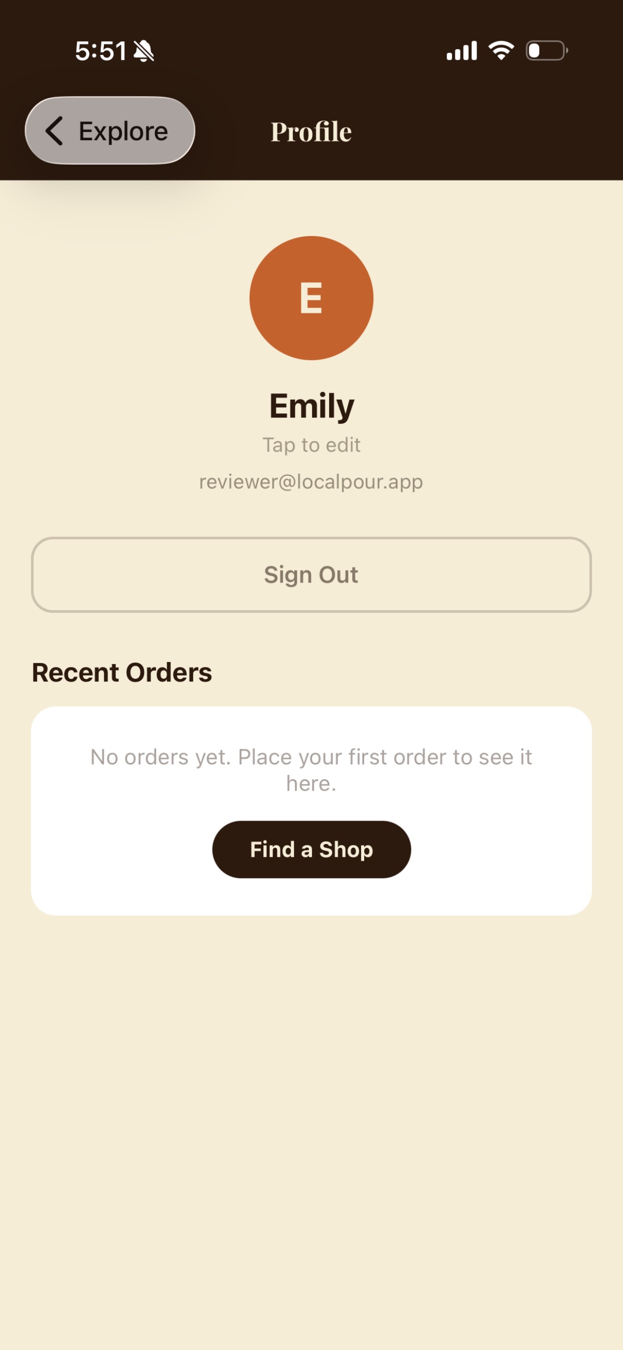 Screenshot 5 of LocalPour — Order Local Coffee