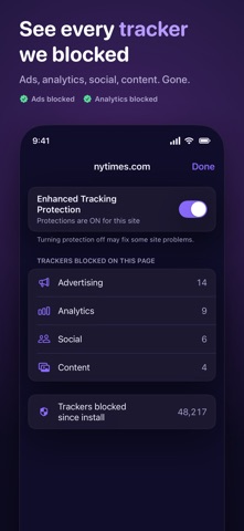 Private Browser Incognito iPhone screenshot