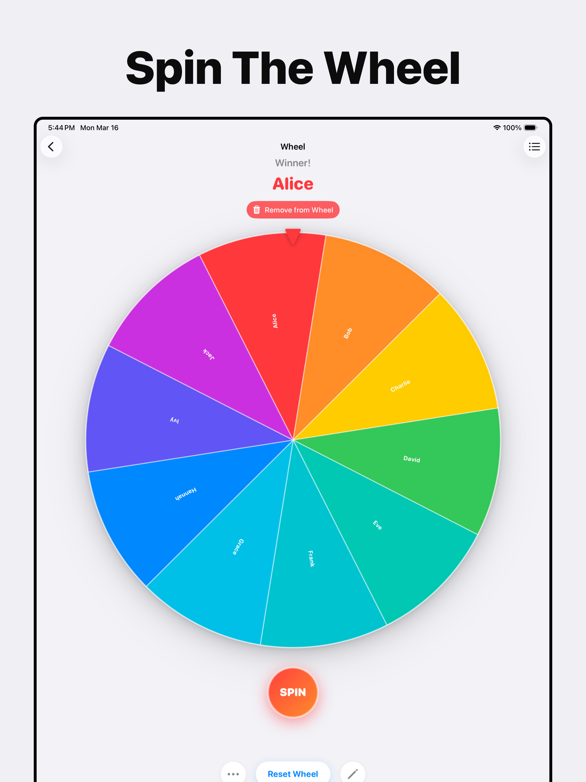 Randomly: Spin The Wheel screenshot 6