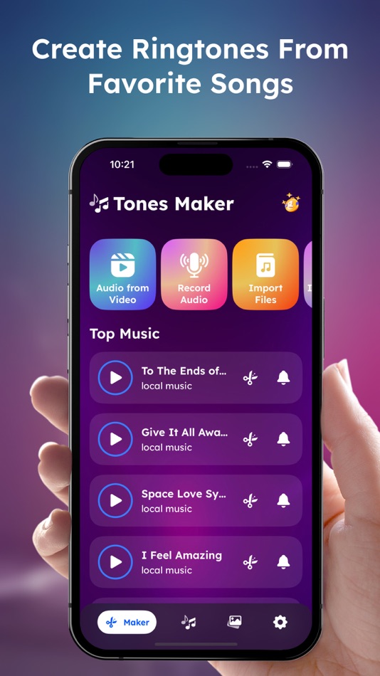 #3. RingTune Maker - Extract Audio (iOS) 由: Cao Lua