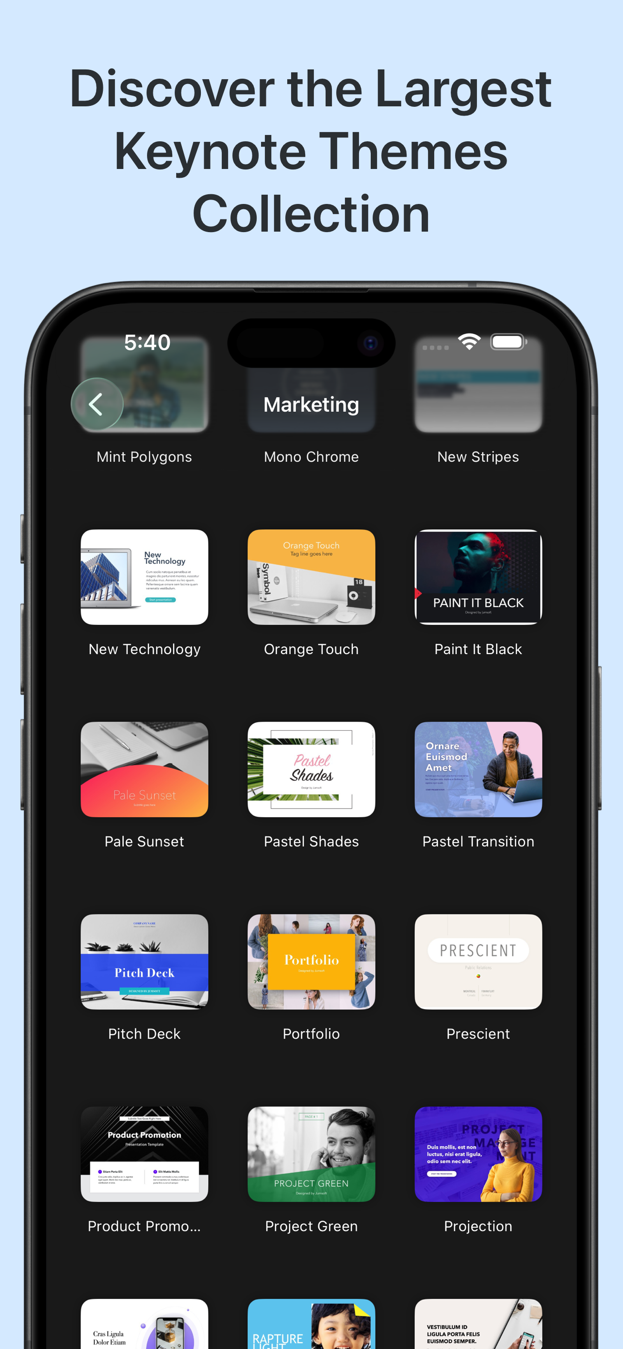 Toolbox for Keynote: Templates